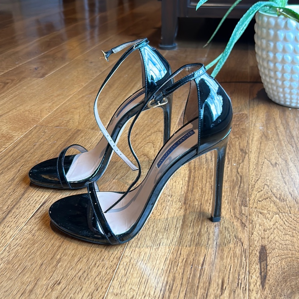 Stuart Weitzman Black patent leather heels